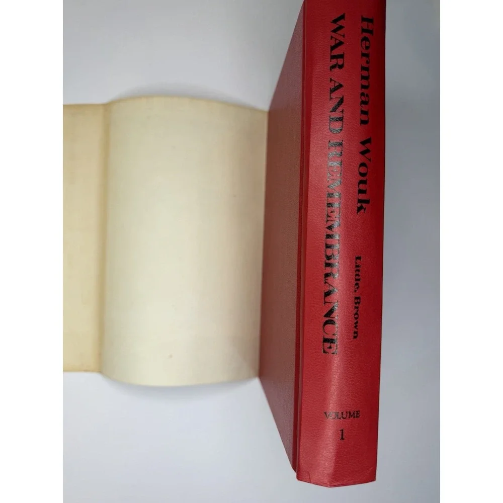 War and Remembrance Herman Wouk Hardcover Little Brown WWII Vintage Edition